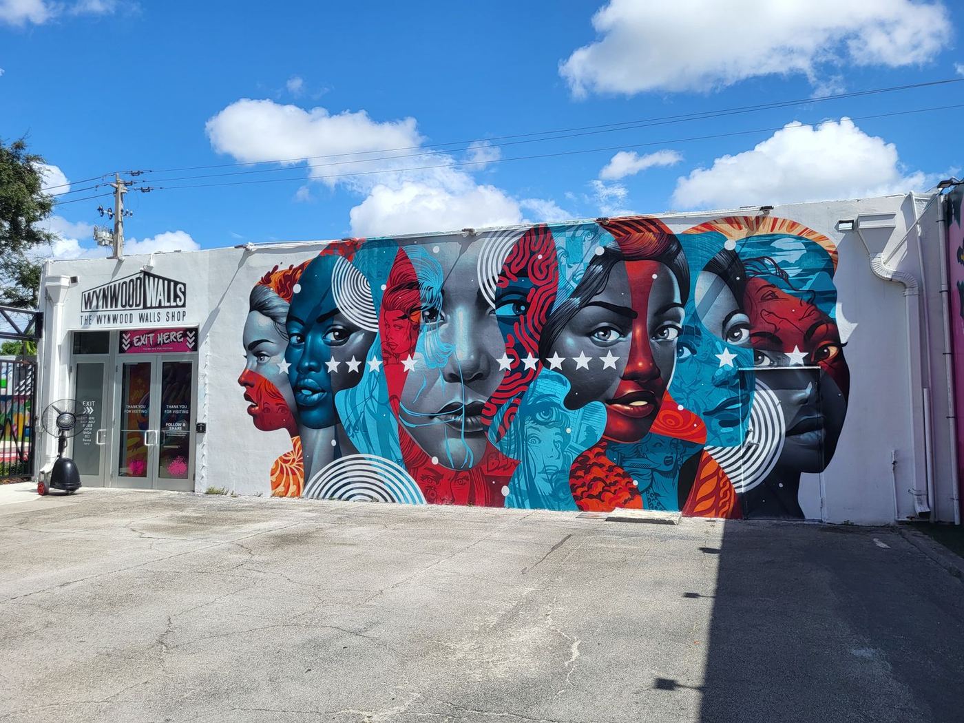 The Wynwood Walls mural in Miami